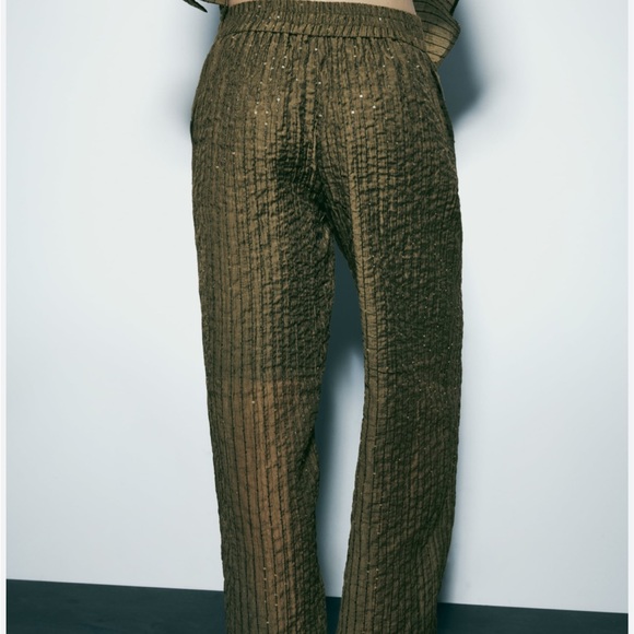 Zara Sequin Tunic Shirt & Pants Set - Picture 6 of 9